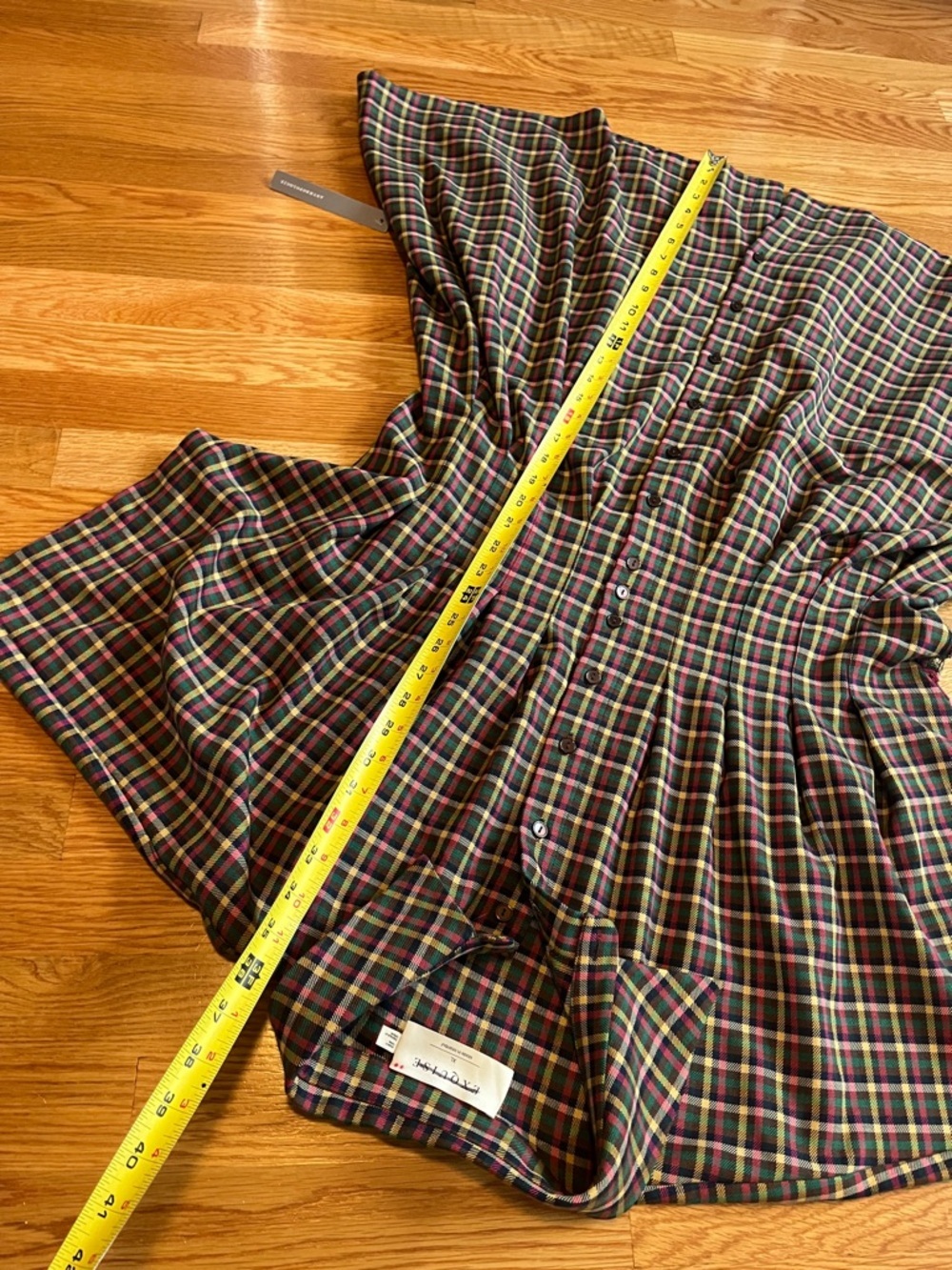Anthropologie x Exquise Tobie Mini Shirt Dress Size XL NWT - Picture 10 of 14